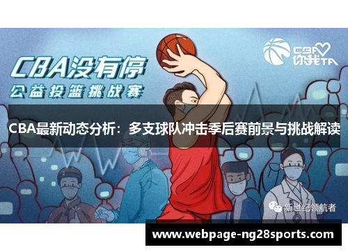 CBA最新动态分析：多支球队冲击季后赛前景与挑战解读
