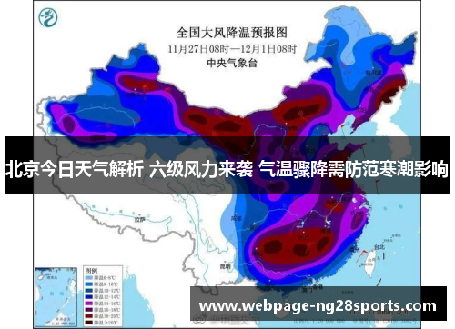 北京今日天气解析 六级风力来袭 气温骤降需防范寒潮影响